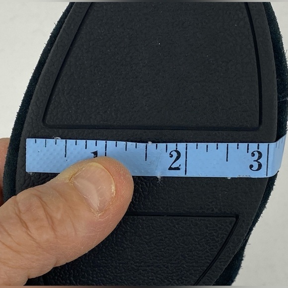 Toms Boots Black Ws Sz 6 Fashion Booties Suede Leather Wedge Desert Boho Lace Up - Picture 10 of 15